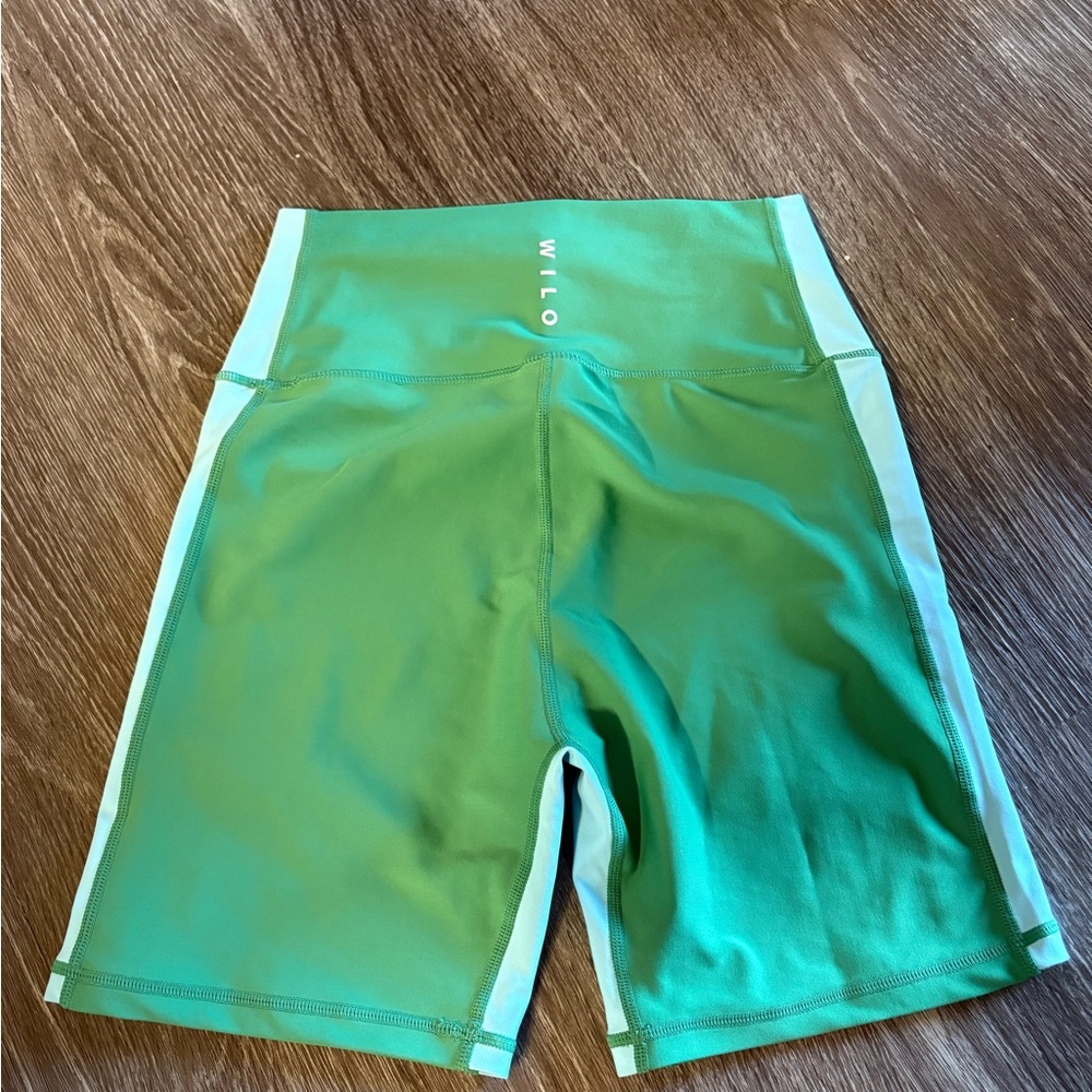 WILO Green and Blue Athletic Shorts